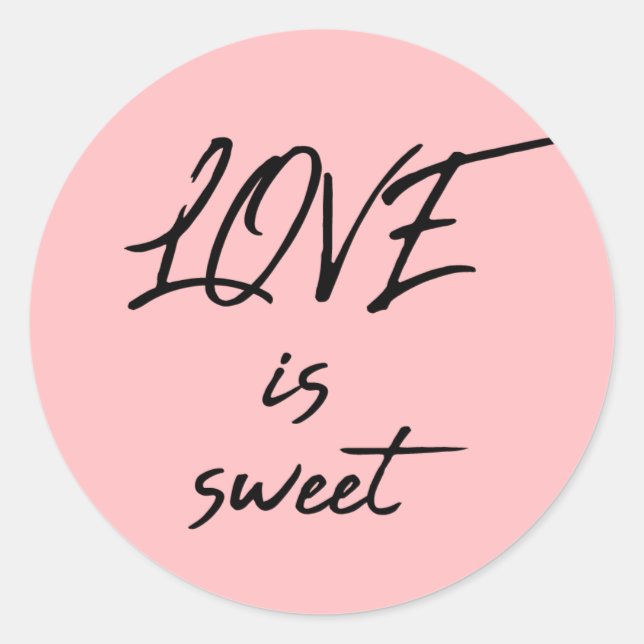 L'Amour De La Boulangerie Est Doux Stickers D'Emba (Devant)
