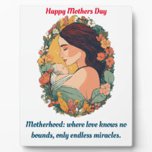 L'Amour de maman : Plaque de table