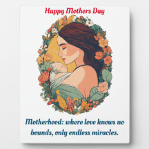 L'Amour de maman : Plaque de table