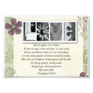l'amour de photo de lettre de l'alphabet 5x7 est