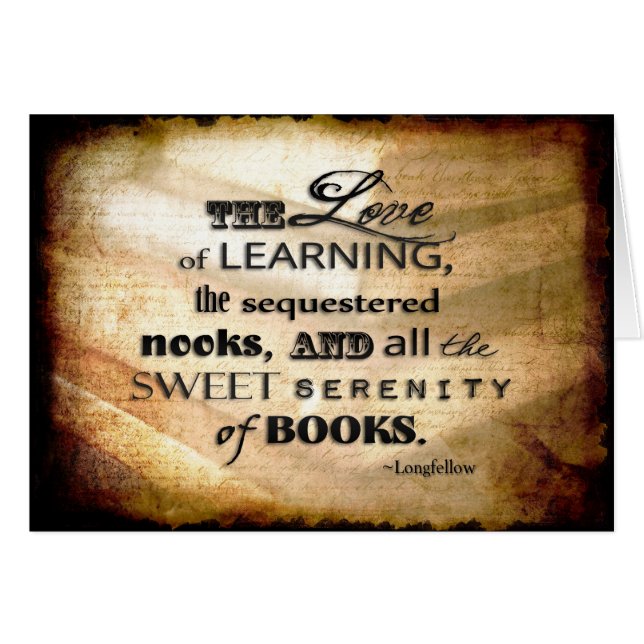 L'amour des livres (Devant horizontal)