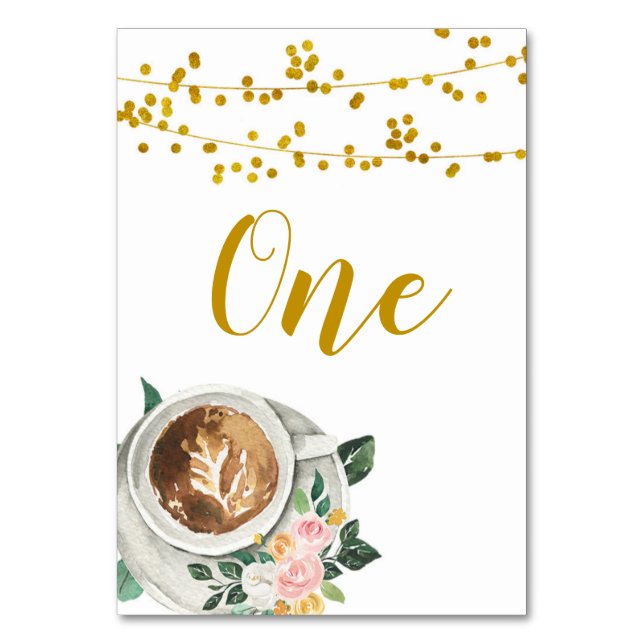 L'amour du café brasse Numéro de table (Par défaut)