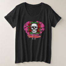 L'amour du crâne - T-shirt Femme Plus