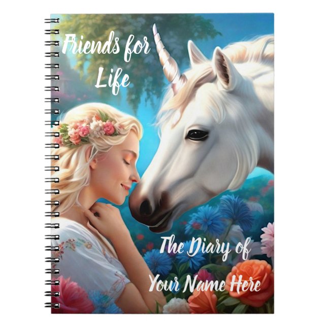 L'amour d'une princesse pour son journal Unicorn (Devant)