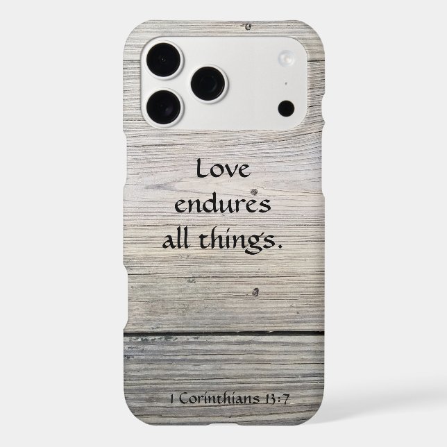 l'amour endure bois gris (Verso)