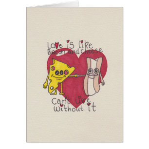 L'amour est comme le lard et le fromage