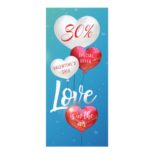 L'Amour Est Dans La Carte De Remise Balloon Air Va (Devant)