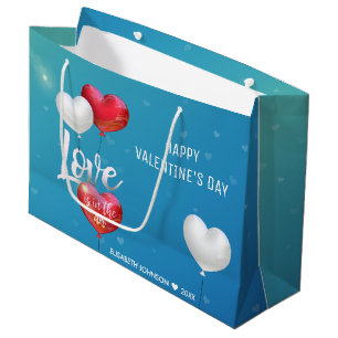 L'Amour Est Dans L'Air Valentine Ballons - Sac Cad