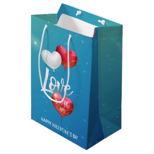 L'Amour Est Dans L'Air Valentine Ballons - Sac Cad