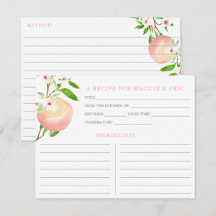 L'Amour Est Douce Comme Une Peach Douche Carte De