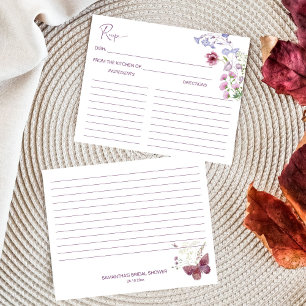 L'amour est en fleur de boho fleur sauvage carte d