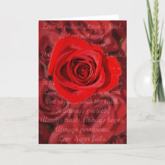 L'amour est la carte Verse Patient