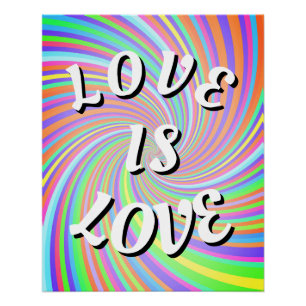L'amour est l'amour Affiche de la Fierté