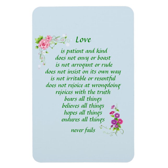 L'amour est le plus grand - Magnet (Vertical)
