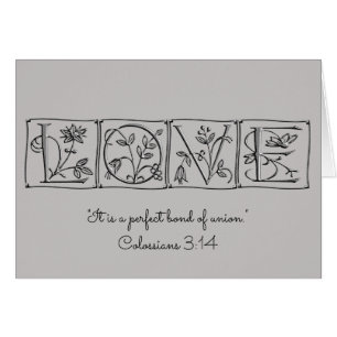 L'amour est lien parfait d'Union~Scripture~Wedding