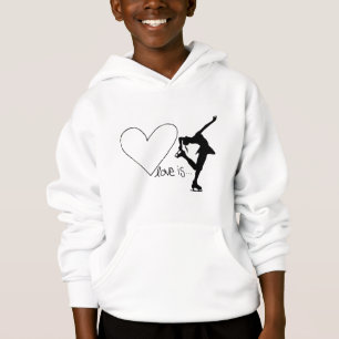 L'amour est patinage artistique, patineur de fille