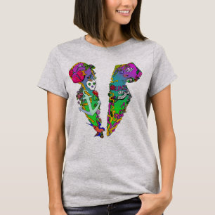 L'Amour Est Poison Tattoo Tux Camo T-Shirt