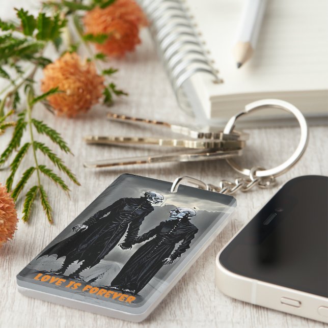 L'amour est pour toujours le Porte - clé d'Hallowe (Devant droit)