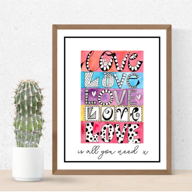 L'amour est tout ce dont vous avez besoin Poster L (Créateur téléchargé)
