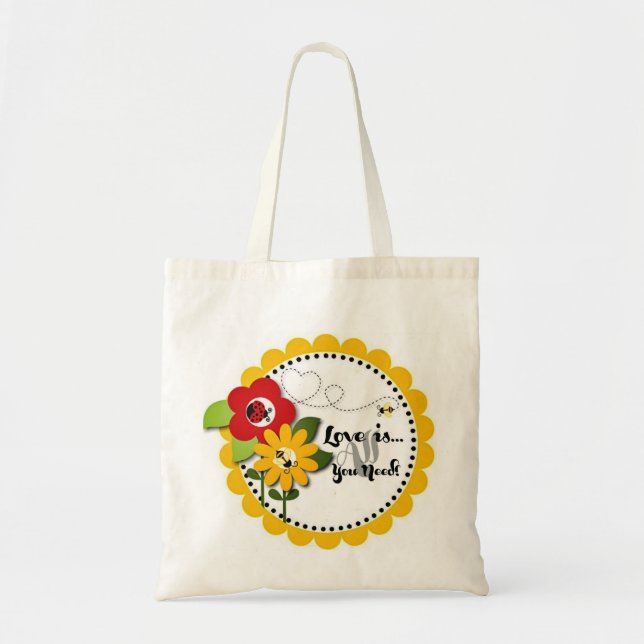 L'amour est tout que vous avez besoin du sac (Devant)