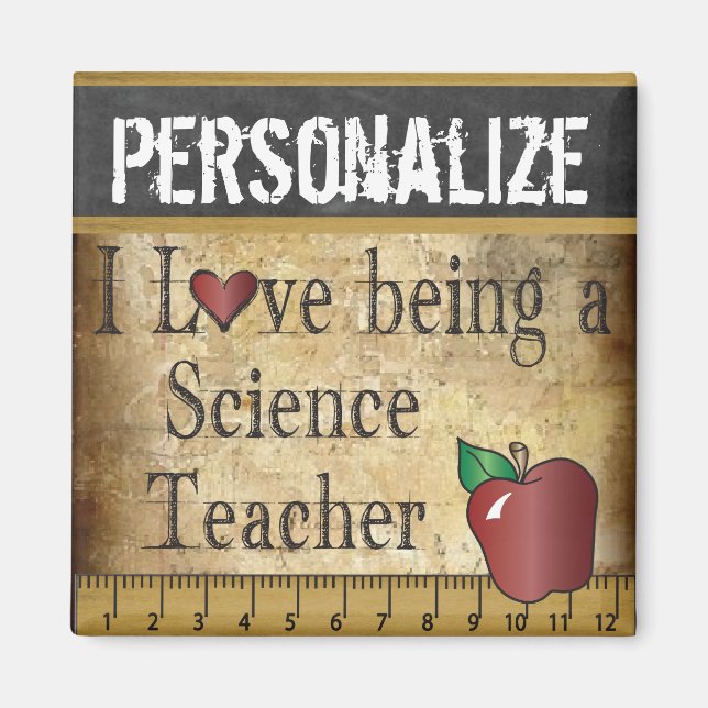 L'amour est un aimant enseignant de sciences (Devant)