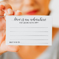 L'Amour Est Un Mariage Aventure Bucket List Cartes