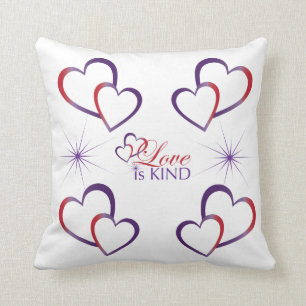 L'amour est un peu comme les coeurs - Coussin de c