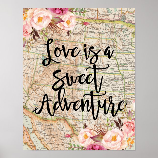 L'amour est un poster d'aventure (Devant)