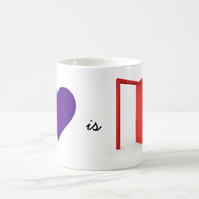L'amour est une tasse de porte ouverte (Centre)