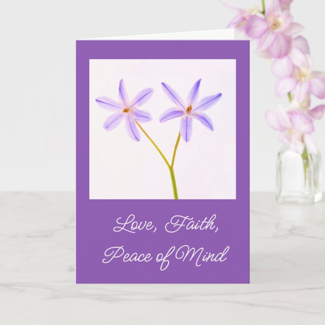 L'amour et la foi Cancer Obtenez la carte du bien (Orchidée)
