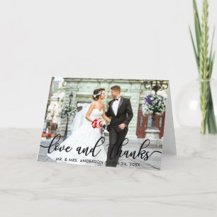 L'amour et merci Plié photo Mariage moderne
