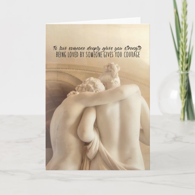 L'AMOUR ET PSYCH Greeting Card (Front)