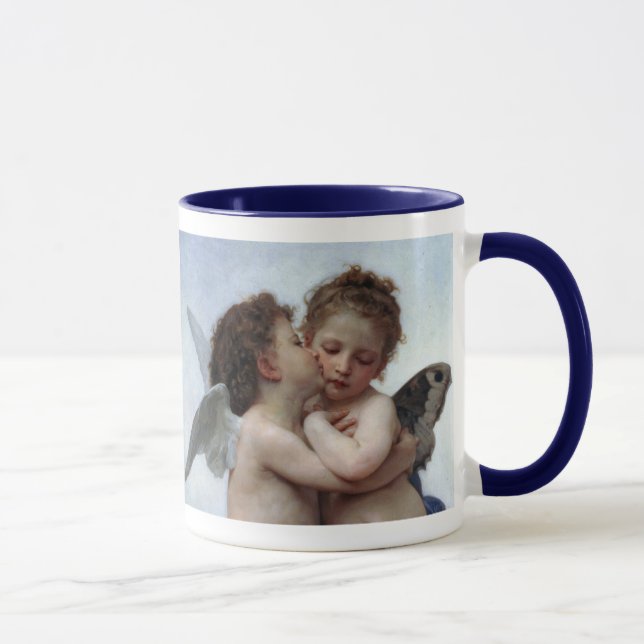 L'Amour et Psyché, Enfants – William Bouguereau Mug (Right)