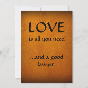 L'Amour Et Un Bon Merci D'Avocat
