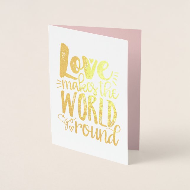L'amour fait le tour du monde de la carte Saint Va (Devant)