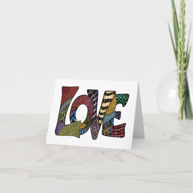 L'amour fait tourner le monde autour de la carte V (Devant)