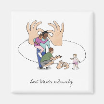 L'amour fait un aimant ASL familial