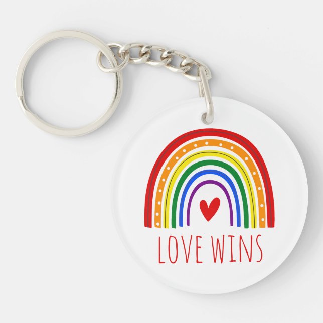 L'amour gay pride gagne Rainbow LGBT (Devant)