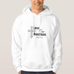 L'amour l'autre Croix Sweat - shirt à capuche masc