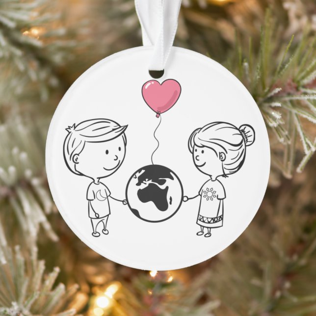 L'Amour Ne Connaît Pas De Distance Ornement (Arbre)