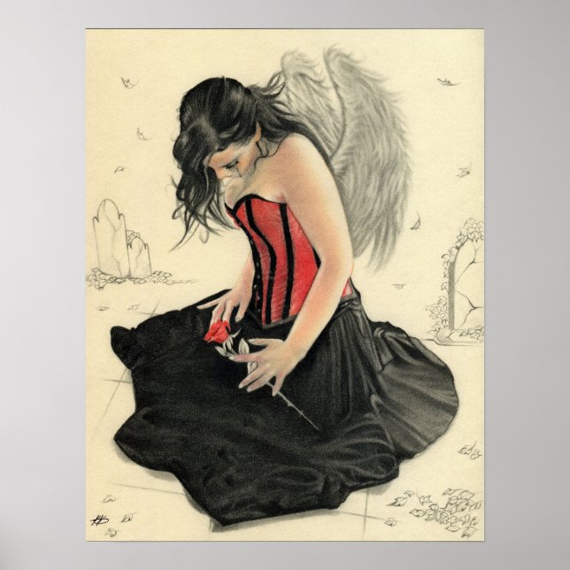 L'amour ne meurt jamais de deuil Ange Poster (Devant)