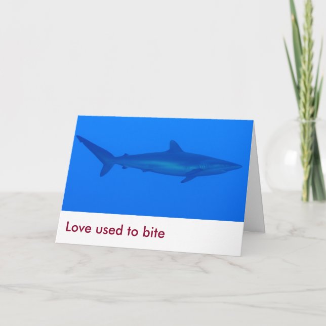 l'amour ne mord plus la carte romantique valentine (Devant)
