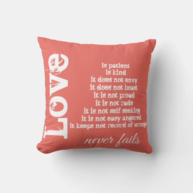 L'amour n'échoue jamais le coussin (Recto)