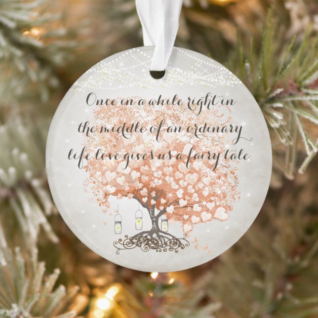 L'amour nous donne Fairy Tale Heart Leaf Tree Mari (Arbre)