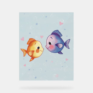 L'amour sous la mer – Joli couple de poissons à l'