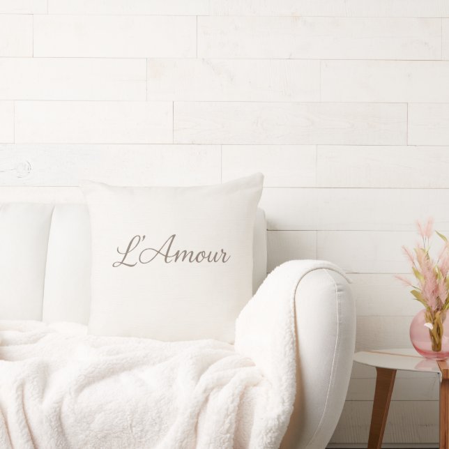 L'Amour Throw Pillow (Couch)