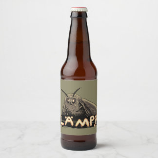 Lamp? Moth Meme Beer Bottle Label