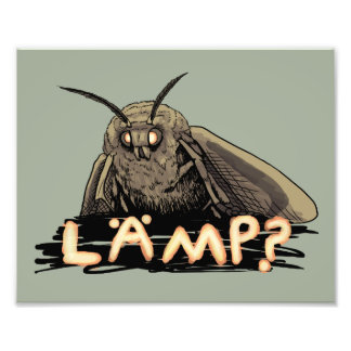Lamp? Moth Meme Photo Print