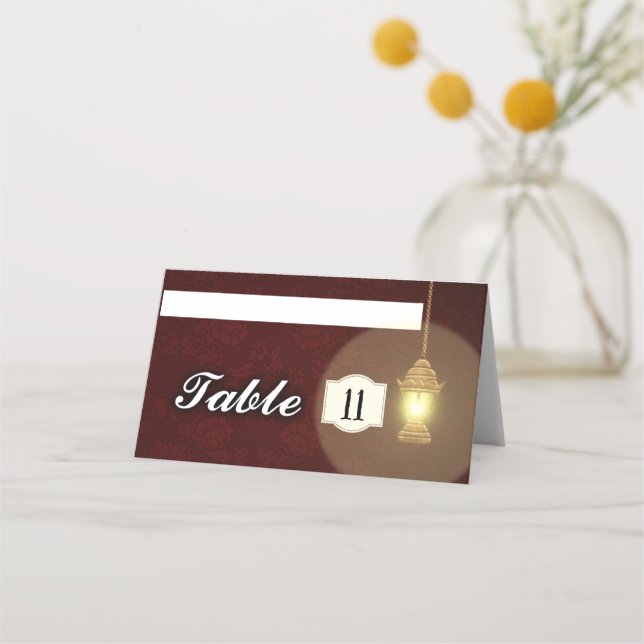 Lamp Place Card (Front)