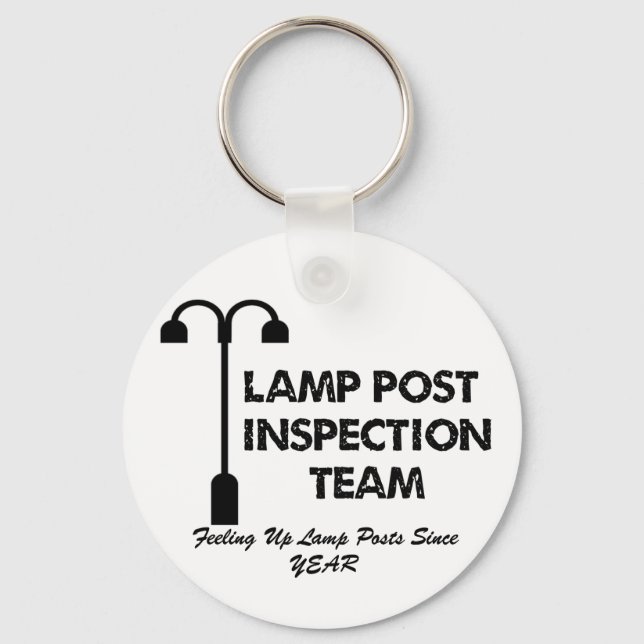 Lamp Post Inspection Team Keychain (Front)